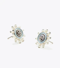 Kira Pearl Stud Earrings