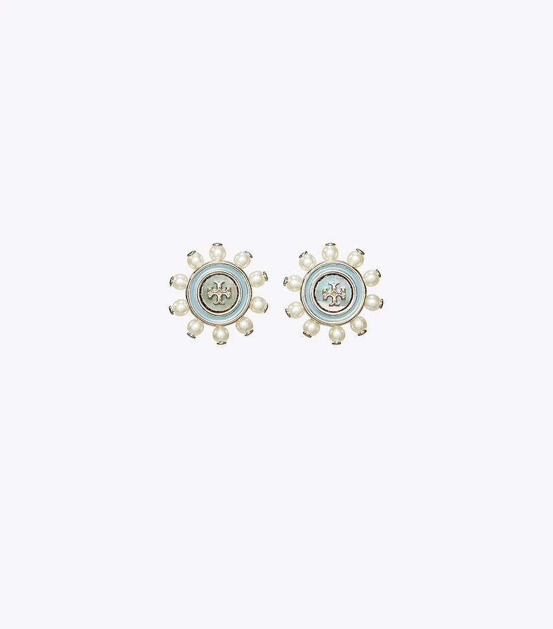 Kira Pearl Stud Earrings