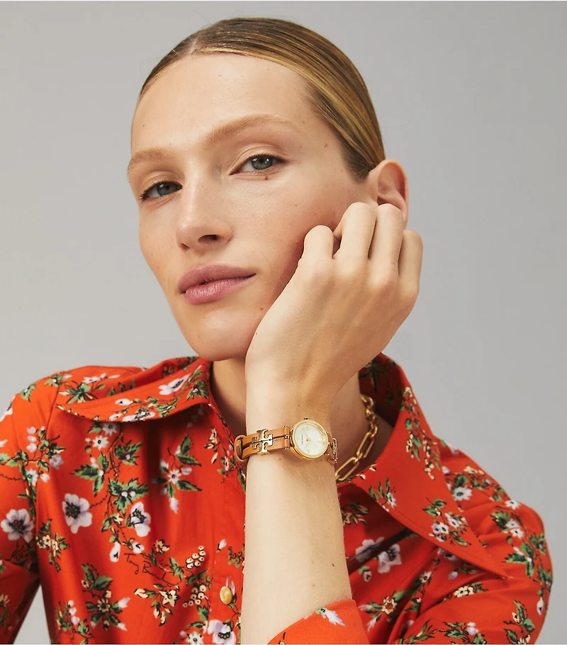 Kira Watch, Black/Gold-Tone, 22 x 28 MM