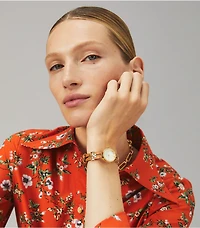 Kira Watch, Black/Gold-Tone, 22 x 28 MM