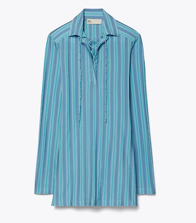 Lace-Up Jersey Tunic