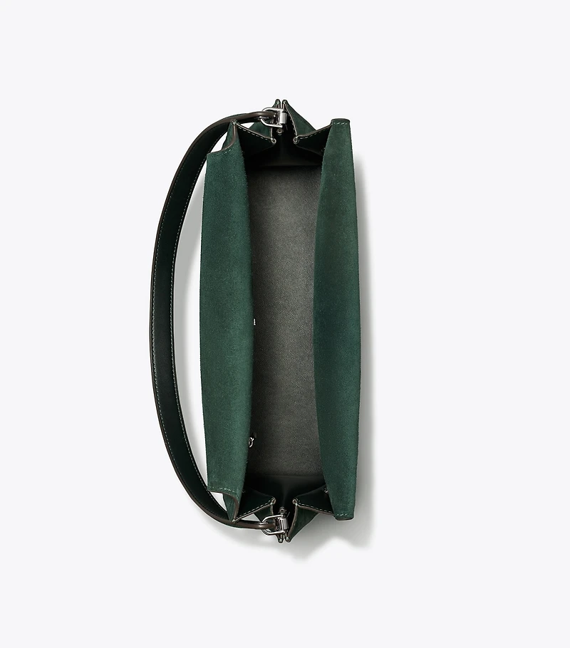 Large Lee Radziwill Suede Shoulder Bag