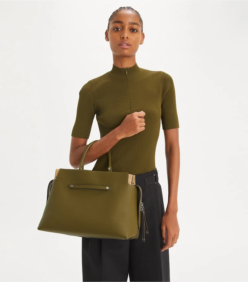 Large Mercer Pebbled Satchel