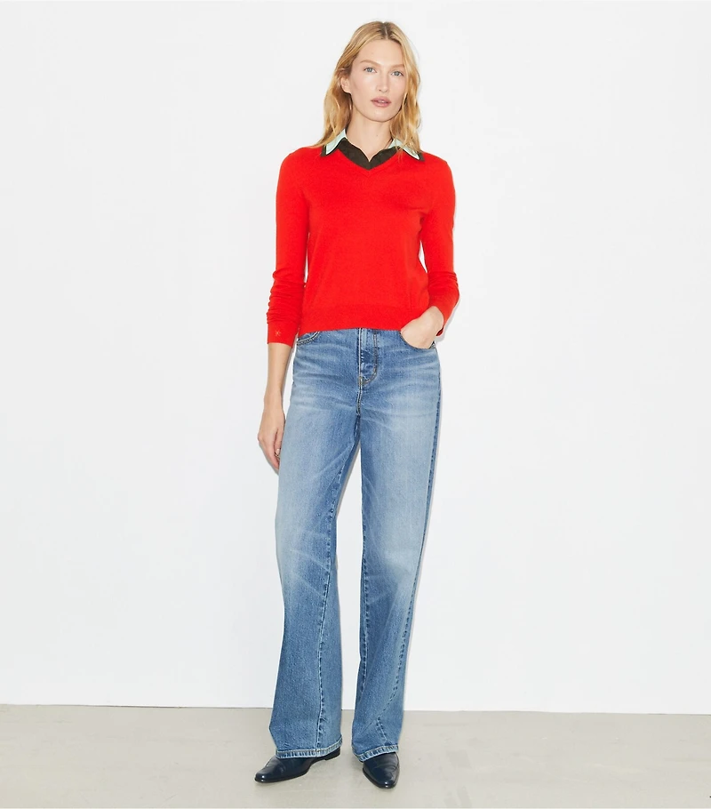 Layered Merino Wool Sweater