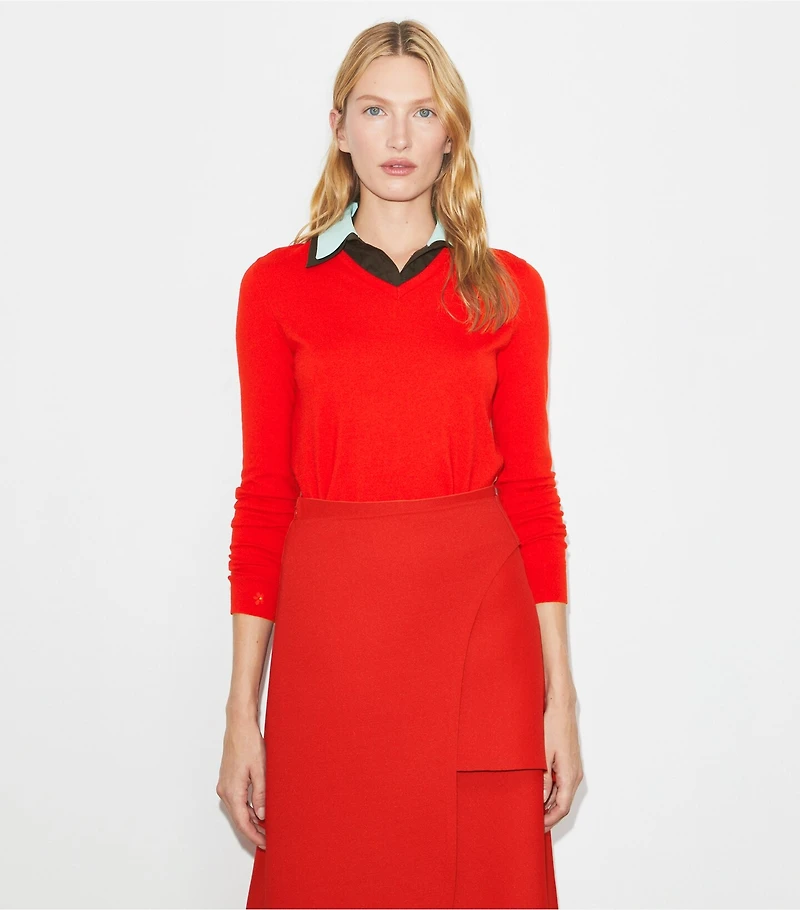 Layered Merino Wool Sweater