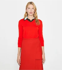Layered Merino Wool Sweater