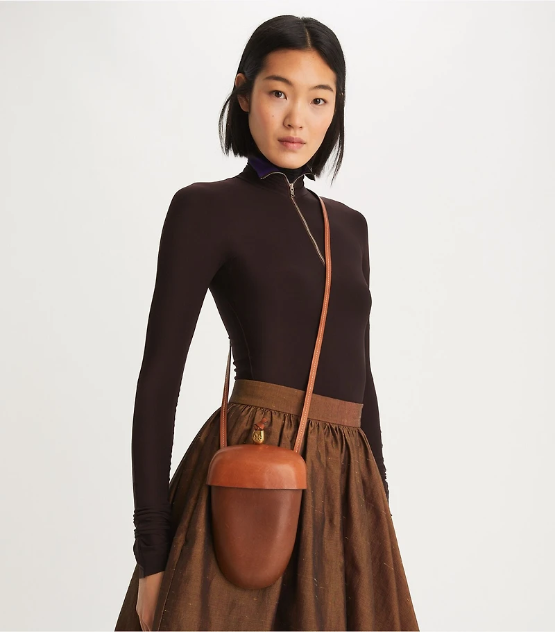 Leather Acorn Bag
