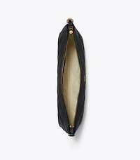 Leather and Chain Shoulder Bag