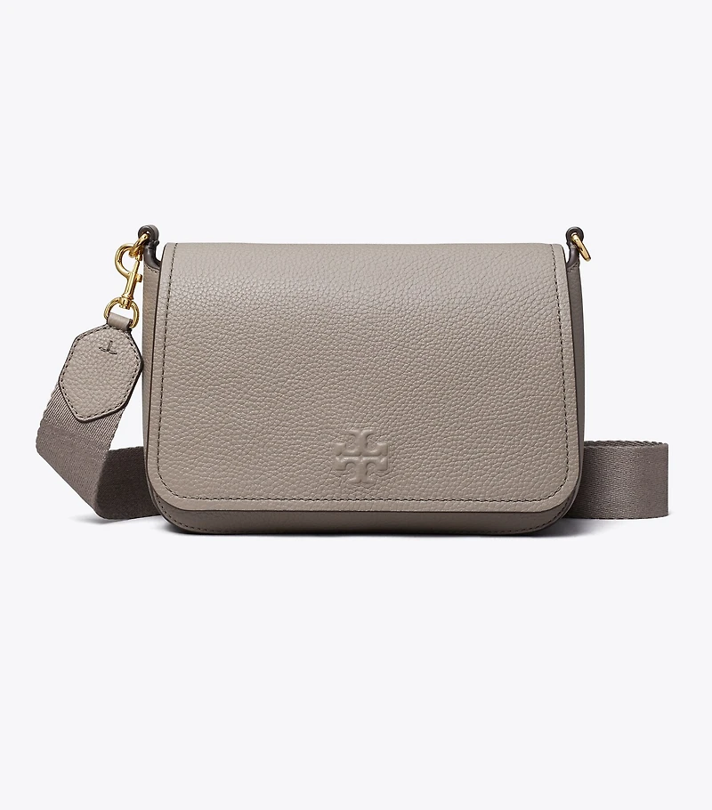 Leather Flap Crossbody