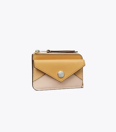 Leather Zip Card Case