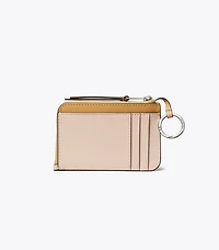 Leather Zip Card Case