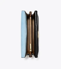 Lee Radziwill Croc-Embossed Shoulder Bag