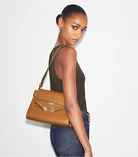 Lee Radziwill Pebbled Shoulder Bag