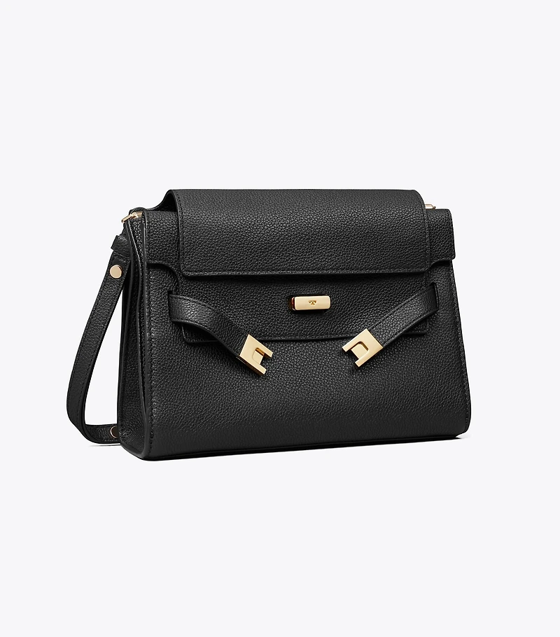 Lee Radziwill Pebbled Shoulder Bag