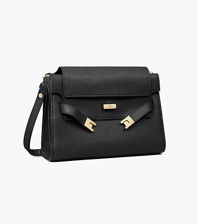 Lee Radziwill Pebbled Shoulder Bag
