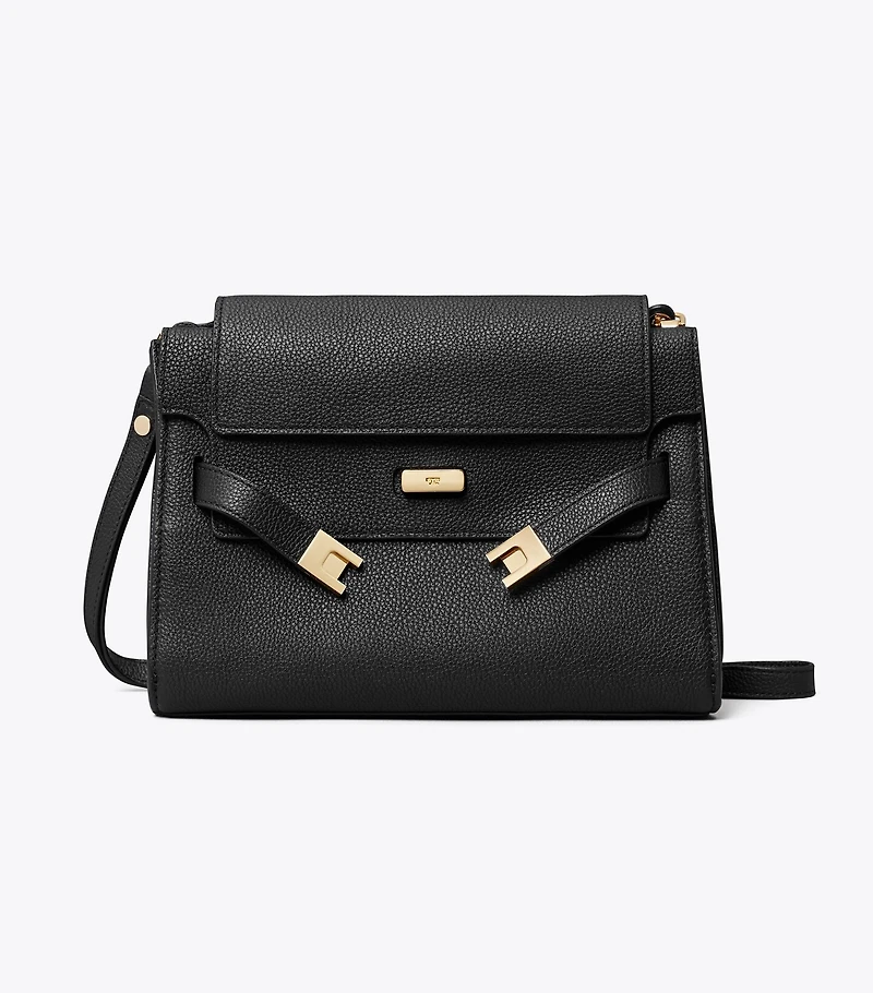 Lee Radziwill Pebbled Shoulder Bag