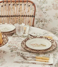 Lilac Flower Salad Plates, Set of 4