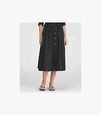 Long Poplin Shirtdress