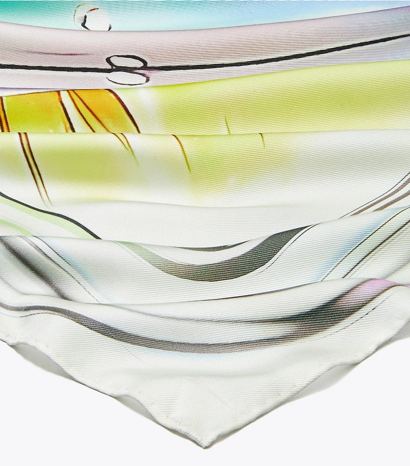 Lucky Duck Silk Scarf