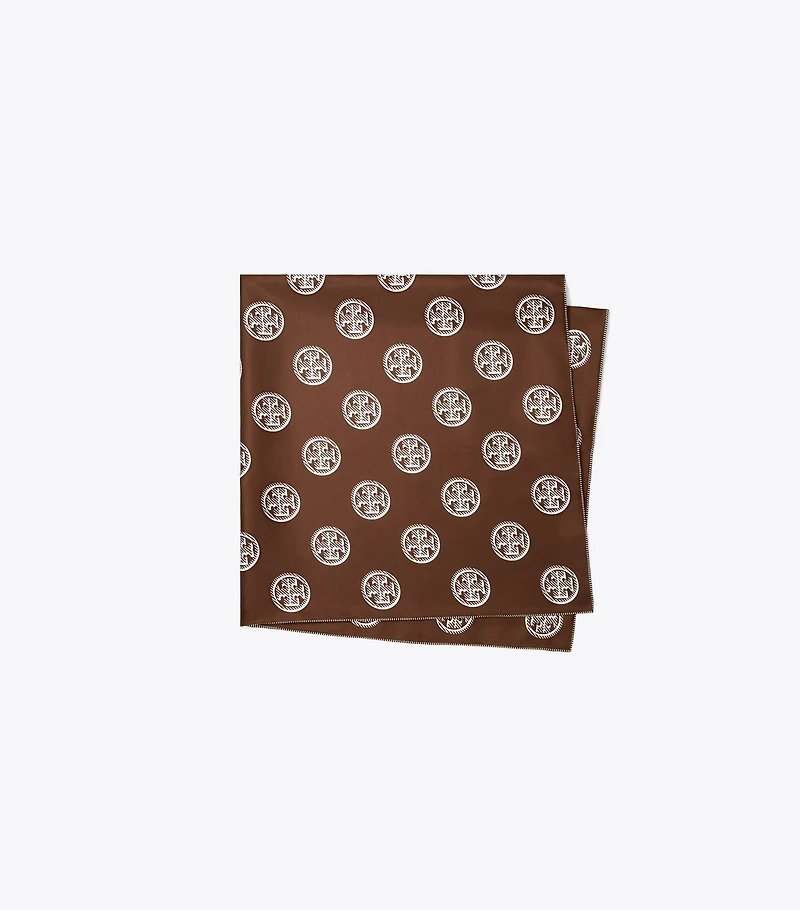 Medallion Logo Silk Square Scarf