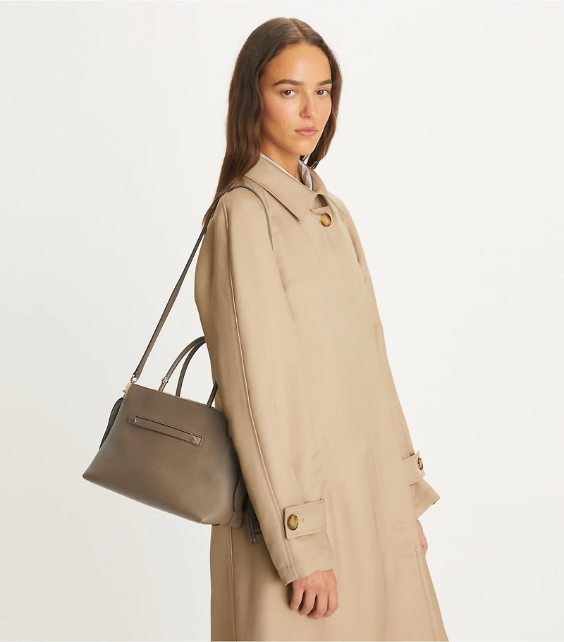 Mercer Pebbled Satchel