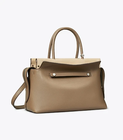 Mercer Pebbled Satchel