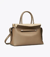Mercer Pebbled Satchel