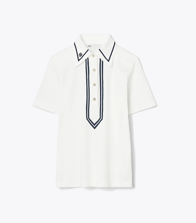 Mercerized Cotton Retro Polo