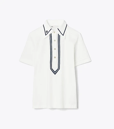 Mercerized Cotton Retro Polo