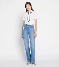 Mercerized Cotton Retro Polo