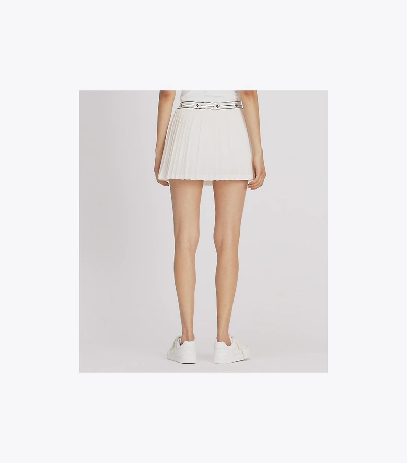 Mesh Pleated Tennis Skirt