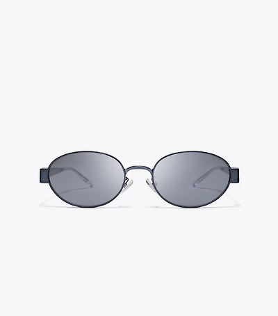 Miller Metal Oval Sunglasses