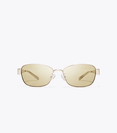 Miller Metal Rectangle Sunglasses