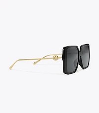 Miller Oversized Square Sunglasses