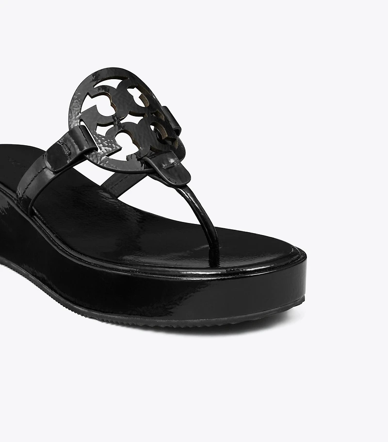 Miller Patent Wedge Sandal