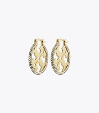 Miller Pavé Hoop Earrings