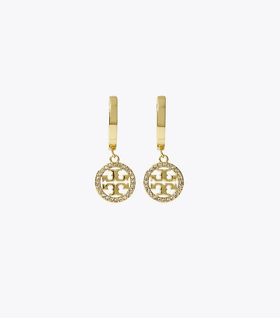 Miller Pavé Hoop Earrings