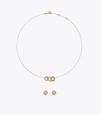 Miller Pavé Necklace and Earring Gift Set