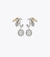 Miller Pavé Triple Hoop Earrings