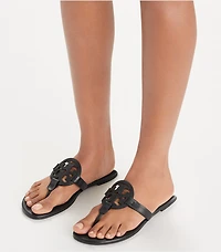 Miller Soft Patent Leather Sandal, Narrow