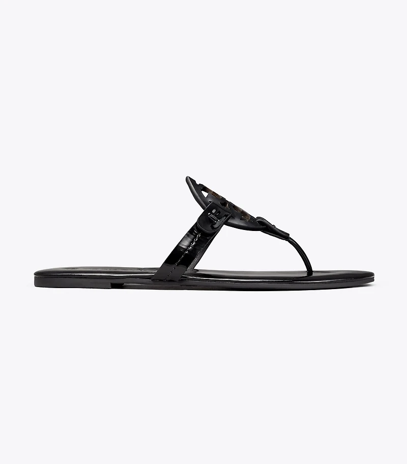 Miller Soft Patent Leather Sandal, Narrow
