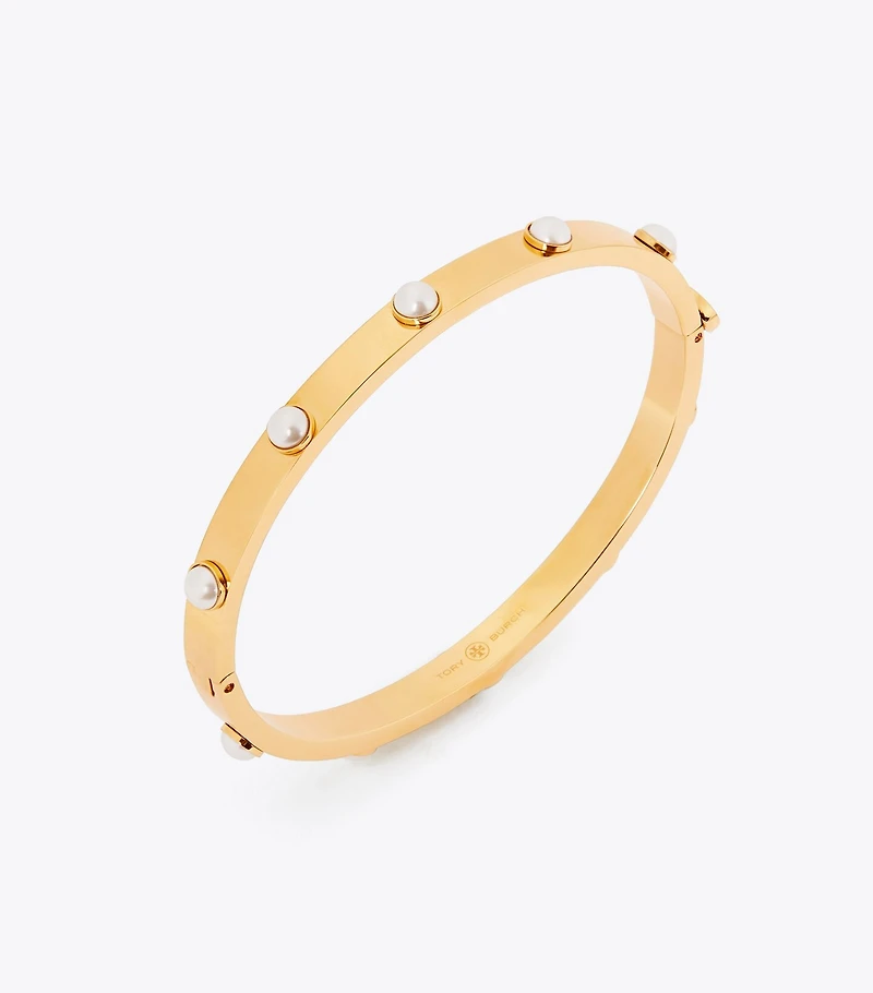 Miller Stud Pearl 5mm Hinge Bracelet