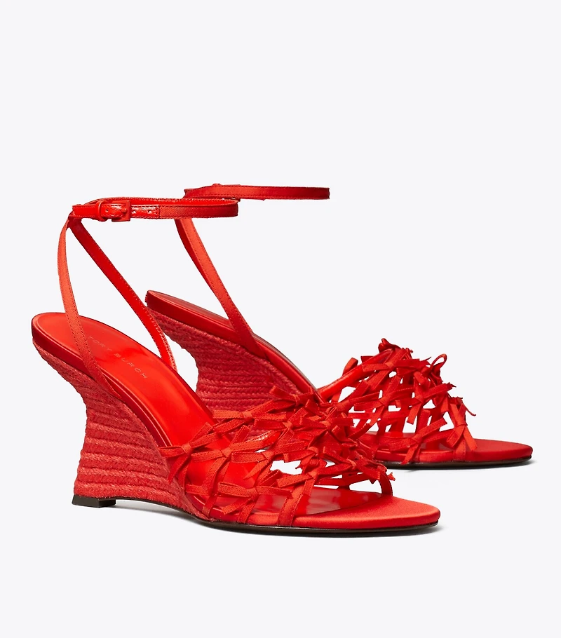 Mini Bow Espadrille Wedge