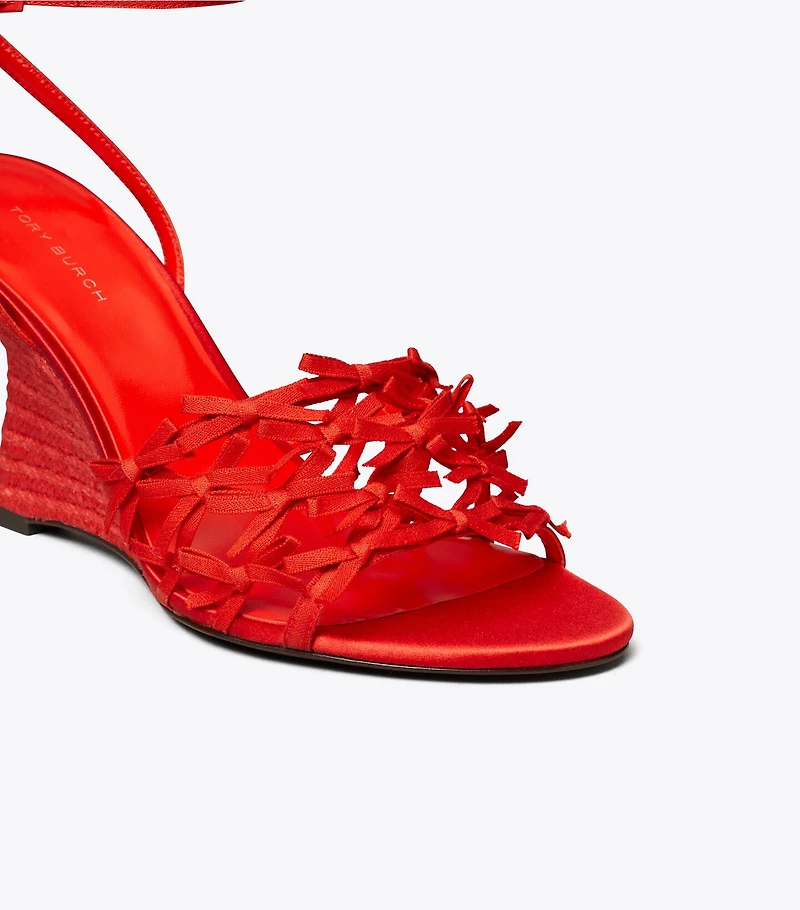 Mini Bow Espadrille Wedge