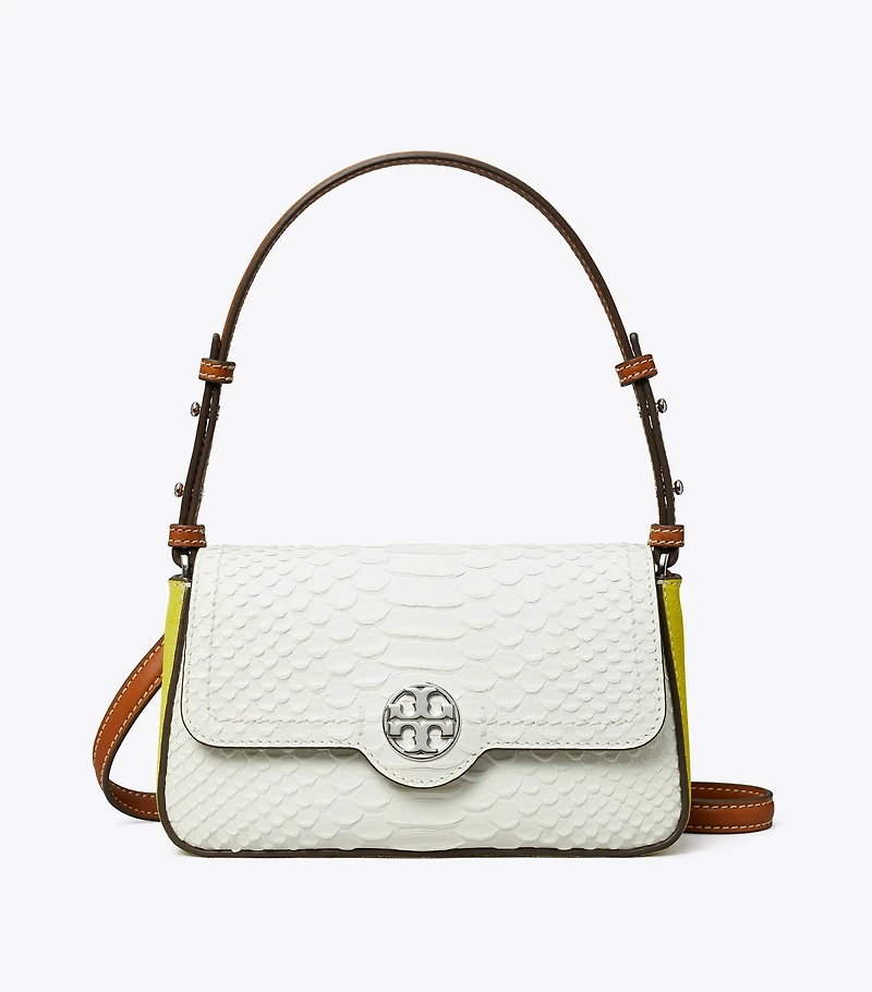 Mini Embossed Leather Shoulder Bag