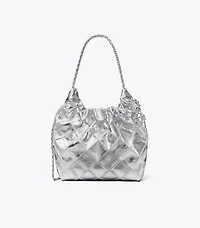 Mini Fleming Metallic Hobo Bag