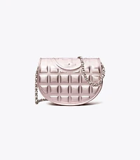 Mini Fleming Metallic Square Quilt Crossbody