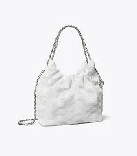 Mini Fleming Sequin Hobo Bag