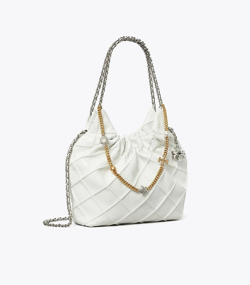 Mini Fleming Soft Distressed Hobo Bag