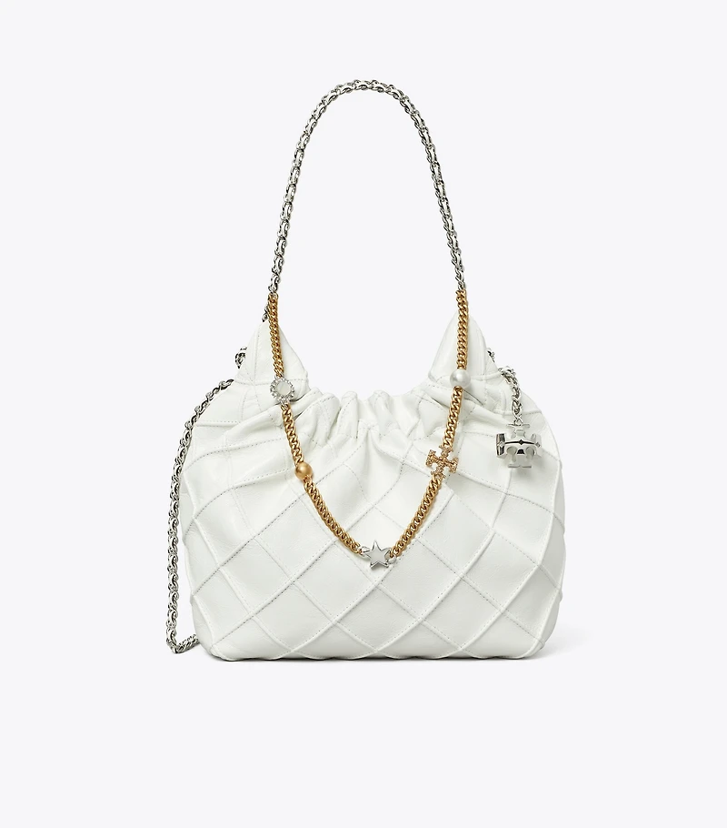 Mini Fleming Soft Distressed Hobo Bag